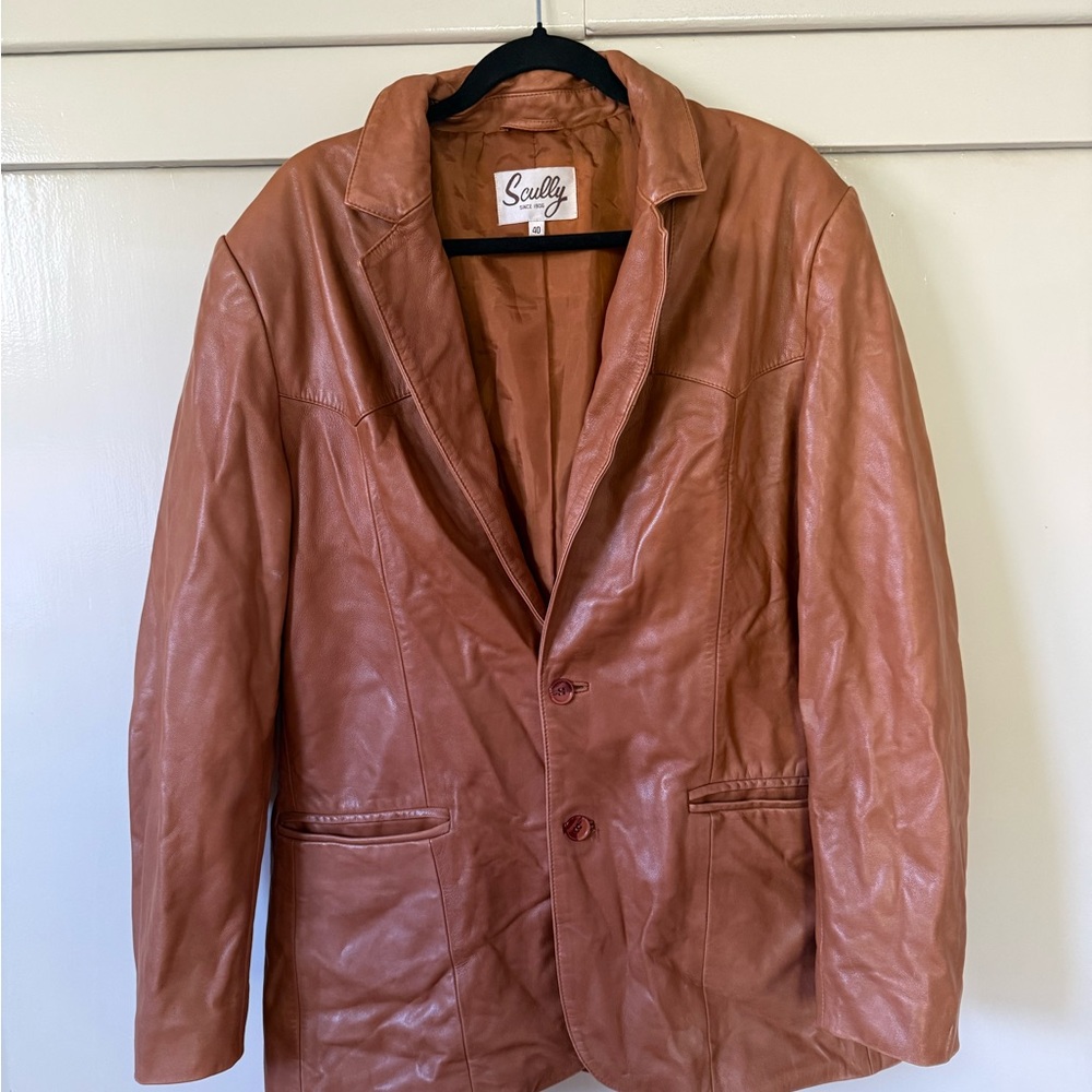 Scully Tan Genuine Leather Jacket